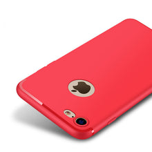 Luxury Back Matte Soft Silicon Case for iPhone 6 Cases 6s Plus 5 5s 5SE Candy Colors Full Cover iPhone 7 Case Plus Phone Cases