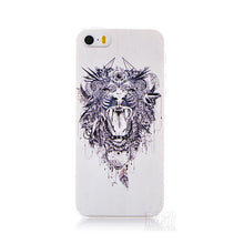Phone Case with Cartoon Animals For Iphone 5 / 5S / SE