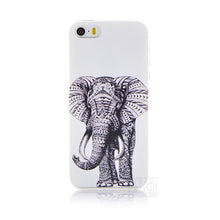 Phone Case with Cartoon Animals For Iphone 5 / 5S / SE