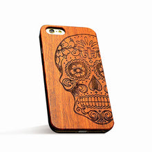 6 s Retro Nature Embossed Wood Phone Cases For iPhone 5 5s SE 6 6s Plus Funda Novel Carving Wooden Case PC Cover Hard Shell Capa