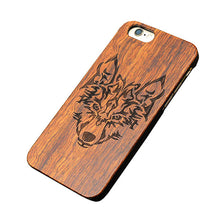 6 s Retro Nature Embossed Wood Phone Cases For iPhone 5 5s SE 6 6s Plus Funda Novel Carving Wooden Case PC Cover Hard Shell Capa