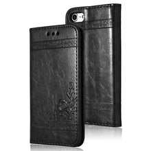 Leather Flip Phone Case For iPhone 7 Plus 6s Plus 5s 4s Samsung Galaxy S3 S4 S5 S6 S7 Edge S8 Plus Note 3 4 5 Card Phone Bags