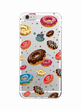Cute Donuts Fries Before Guys Hearts Unicorn Pizza Soft Clear Phone Case For iPhone 7 7Plus 6 6S 6Plus 5 8 8Plus X SAMSUNG