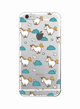 Cute Donuts Fries Before Guys Hearts Unicorn Pizza Soft Clear Phone Case For iPhone 7 7Plus 6 6S 6Plus 5 8 8Plus X SAMSUNG