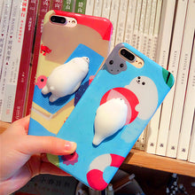 7 Colors 3D Cartoon  Animal Mobile Phone Shell