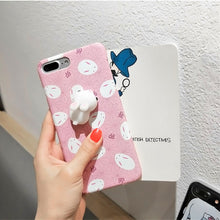 7 Colors 3D Cartoon  Animal Mobile Phone Shell