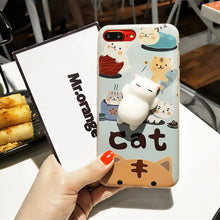 7 Colors 3D Cartoon  Animal Mobile Phone Shell