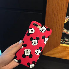 Luxury Cartoon Mickey Minnie Mouse Case For iPhone 6 6s Plus Cover Phone For iPhone 7 Plus Cases Daisy Duck Capa Fundas Soft TPU