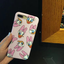 Luxury Cartoon Mickey Minnie Mouse Case For iPhone 6 6s Plus Cover Phone For iPhone 7 Plus Cases Daisy Duck Capa Fundas Soft TPU