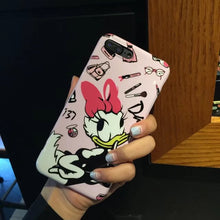 Luxury Cartoon Mickey Minnie Mouse Case For iPhone 6 6s Plus Cover Phone For iPhone 7 Plus Cases Daisy Duck Capa Fundas Soft TPU