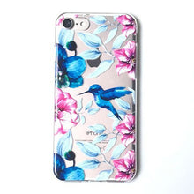 LACK Summer Palm Leaf Phone Case For iphone 7 Plus Case Clear Soft TPU Cover Cartoon Banana Leaves Cases For iphone 7 Case