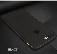 Luxury Back Soft Matte Silicon Cute Case for iPhone 8 Cases 6s Plus 5 5s SE 6 X Case Full Cover For iPhone 7 7 Plus Phone Cases