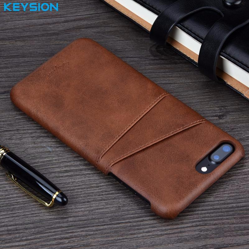 KEYSION Case For iPhone 8 8 Plus 7 7 Plus Cover Leather Wallet – JUST IN CASES