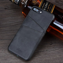 KEYSION Case For iPhone 8 8 Plus 7 7 Plus Cover Leather Luxury Wallet Card Slots Back Capa For iPhone 7 8Plus Cases Fundas