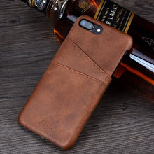 KEYSION Case For iPhone 8 8 Plus 7 7 Plus Cover Leather Luxury Wallet Card Slots Back Capa For iPhone 7 8Plus Cases Fundas