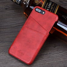 KEYSION Case For iPhone 8 8 Plus 7 7 Plus Cover Leather Luxury Wallet Card Slots Back Capa For iPhone 7 8Plus Cases Fundas