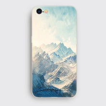 Landscape Scenery Case For Iphone 7 6 6S Plus Mountains Bamboo Sea Deer Cat Nature View Hard Back Case Cover For Iphone7 7plus