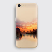 Landscape Scenery Case For Iphone 7 6 6S Plus Mountains Bamboo Sea Deer Cat Nature View Hard Back Case Cover For Iphone7 7plus