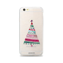 CASEIER Phone Case For iPhone 7 8 Plus Soft TPU Merry Christmas Cover For iPhone 7 8 Plus Relief Silicone Winter phone Case Capa