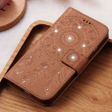 FLOVEME Flower Leather Case For iPhone 7 Plus For iPhone 6 6S Plus 5 5S SE Wallet Bag Case For iPhone 7 6 Card Slot Phone Cover