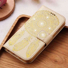FLOVEME Flower Leather Case For iPhone 7 Plus For iPhone 6 6S Plus 5 5S SE Wallet Bag Case For iPhone 7 6 Card Slot Phone Cover