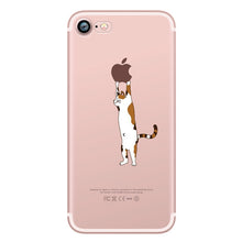 ciciber Phone Cases Cute Animals Spoof Crocodile Cat Panda Penguin Soft Silicon Case Cover for IPhone 7 6 6S 8 Plus 5S SE X Capa