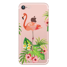 ciciber Phone Cases Summer Flamingos Love Soft Silicone Clear Case Cover for Apple IPhone 7 6 6S 8 Plus X 5S SE Coque Fundas