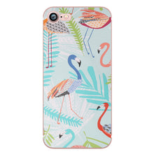 ciciber Phone Cases Summer Flamingos Love Soft Silicone Clear Case Cover for Apple IPhone 7 6 6S 8 Plus X 5S SE Coque Fundas