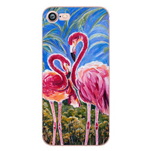 ciciber Phone Cases Summer Flamingos Love Soft Silicone Clear Case Cover for Apple IPhone 7 6 6S 8 Plus X 5S SE Coque Fundas