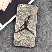 JAMULAR Jordan Silicone Slim Back Cover for iPhone X 6 6s 5S SE Skin NBA Phone Case For iphone 7 8 6 6S Plus Shell Bags Funda