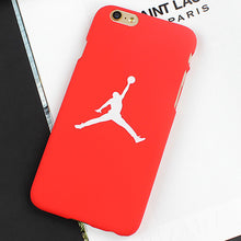 JAMULAR Slim NBA Matte Case For iPhone 7 6 6S Plus Hard Plastic Back Cover Jordan Case For iphone 8 7 Plus 6 6s Plus 5s SE Cover