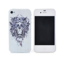 New Design 3D cute Animal World Giraffe Elephant OWL Aztec Pattern Phone Cover Cases For Apple iPhone 4 4S Case Cover Capa Shell