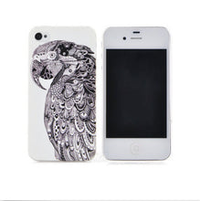 New Design 3D cute Animal World Giraffe Elephant OWL Aztec Pattern Phone Cover Cases For Apple iPhone 4 4S Case Cover Capa Shell