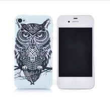 New Design 3D cute Animal World Giraffe Elephant OWL Aztec Pattern Phone Cover Cases For Apple iPhone 4 4S Case Cover Capa Shell