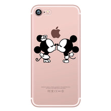 ciciber Mickey&Minnie kiss Lips pineapple unicorn Flamingo cactus soft silicone cases cover for iphone 6 6S 7 8 plus 5S SE X