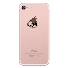 ciciber phone cases Lovely interesting animal pandas design Clear soft silicone TPU case cover for iphone 6 6S 7 8 plus 5S SE X