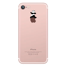 ciciber phone cases Lovely interesting animal pandas design Clear soft silicone TPU case cover for iphone 6 6S 7 8 plus 5S SE X