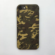 Retro Camouflage American flag Luminous Case For iphone 7 7plus X 8 6 6S Plus Super Man Matte Hard PC Phone Army style Fundas
