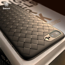 Baseus Creative Grid Silicone Case For iPhone 8 8 Plus 7 7 Plus X Cases Luxury Ultra Thin Soft TPU Case For iPhone 8 8 Plus Capa