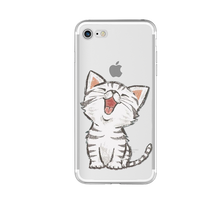 Silicon Case Cover for iPhone X 8 7 4 4S 5S 5C SE 6 6S Plus Phone cases Soft TPU Fundas Fruit Transparent