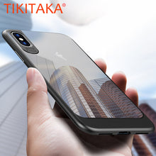 Ultra thin Transparent Back Cover for iphone X Case Luxury Slim TPU & PC Shockproof Armor Phone Cases for iphone 10 Fitted Cases