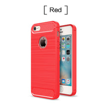 GKK Carbon Fiber Phone Cases For iPhone 6 Case 6s Plus SE 5 5s Cases Soft Anti-Knock Cover For iPhone 7 Case 7 Plus Capa Coque