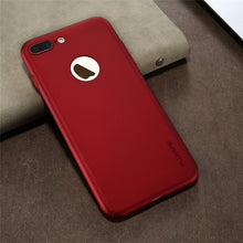 FLOVEME 360 Full Protective Case For iPhone X 8 7 Plus 6 6S Plus Tempered Glass Cases For iPhone 5 5S SE Cases Phone Back Cover