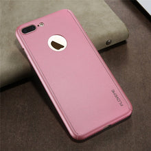 FLOVEME 360 Full Protective Case For iPhone X 8 7 Plus 6 6S Plus Tempered Glass Cases For iPhone 5 5S SE Cases Phone Back Cover