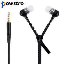 Microphone Mic Earbuds Premium 3.5mm Tangle-Free Zipper Headset for Mp3 Phone headphones Earphones