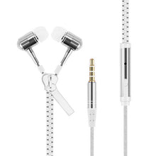 Microphone Mic Earbuds Premium 3.5mm Tangle-Free Zipper Headset for Mp3 Phone headphones Earphones