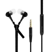 Microphone Mic Earbuds Premium 3.5mm Tangle-Free Zipper Headset for Mp3 Phone headphones Earphones
