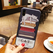 Ruo Dawn Cartoon Bear For iphone 6 6S 7 8 Plus X Phone Cases Soft Silicone+Plastic Shell Cute Cat Fashion Girl Stent Back Cover