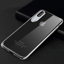 For iPhone X Case, ROCK Luxury Business Style Metal Phone Camera Protection Transparent Case For iPhone X Cover