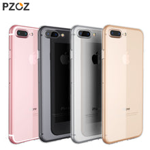 PZOZ Luxury Brand TPU Silicone Transparent Case Cover For Apple iPhone 7 Plus 7Plus iPhone 8 Plus X 10 Case coque accessories